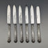 1861 British Antique Silver Plated Cutlery Set of 6 Elkington Wooden Box